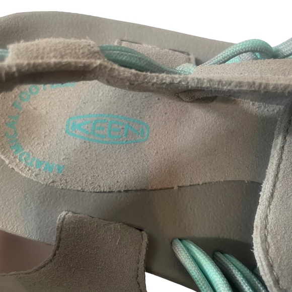 Keen UNEEK Cord Slip On 11 Hiking Sport Sandals Gray Green Lace Up women’s - Picture 5 of 7